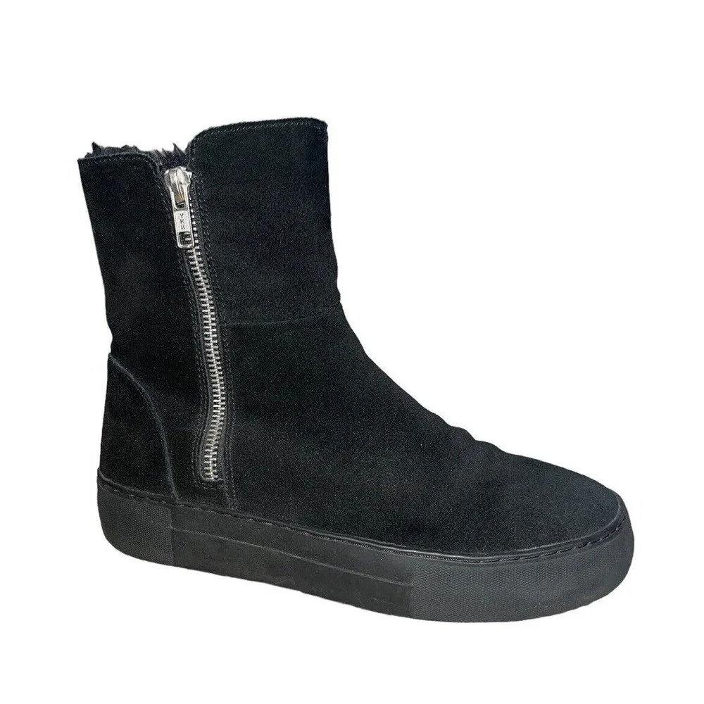 J Slides Suede Booties Insulated Women’s 6.5 - Picture 1 of 9